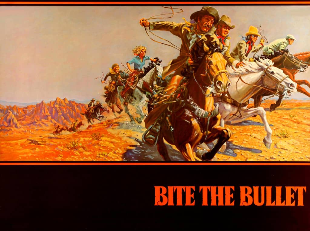 movie poster of Bite the Bullet