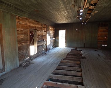 Inside Jicarilla Schoolhouse