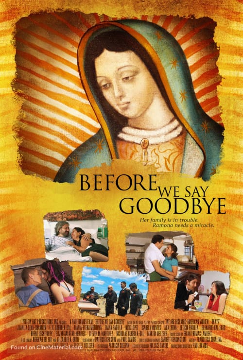 movie poster of "Before We Say Goodbye"